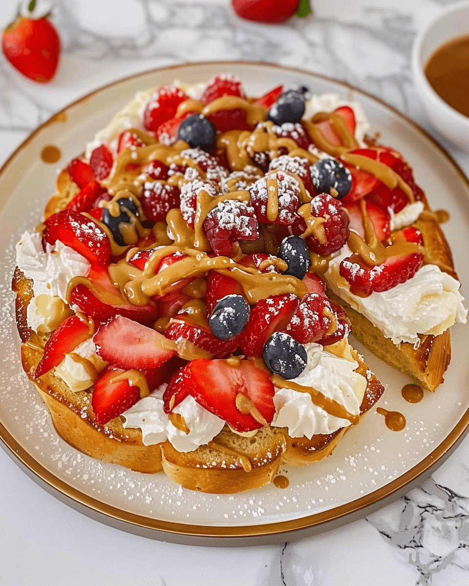 Peanut Butter and Berry Toast