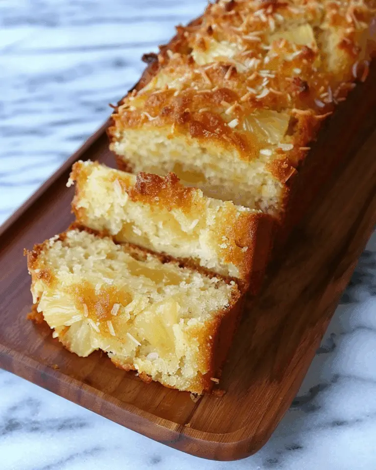 Pineapple Coconut Loaf Bread