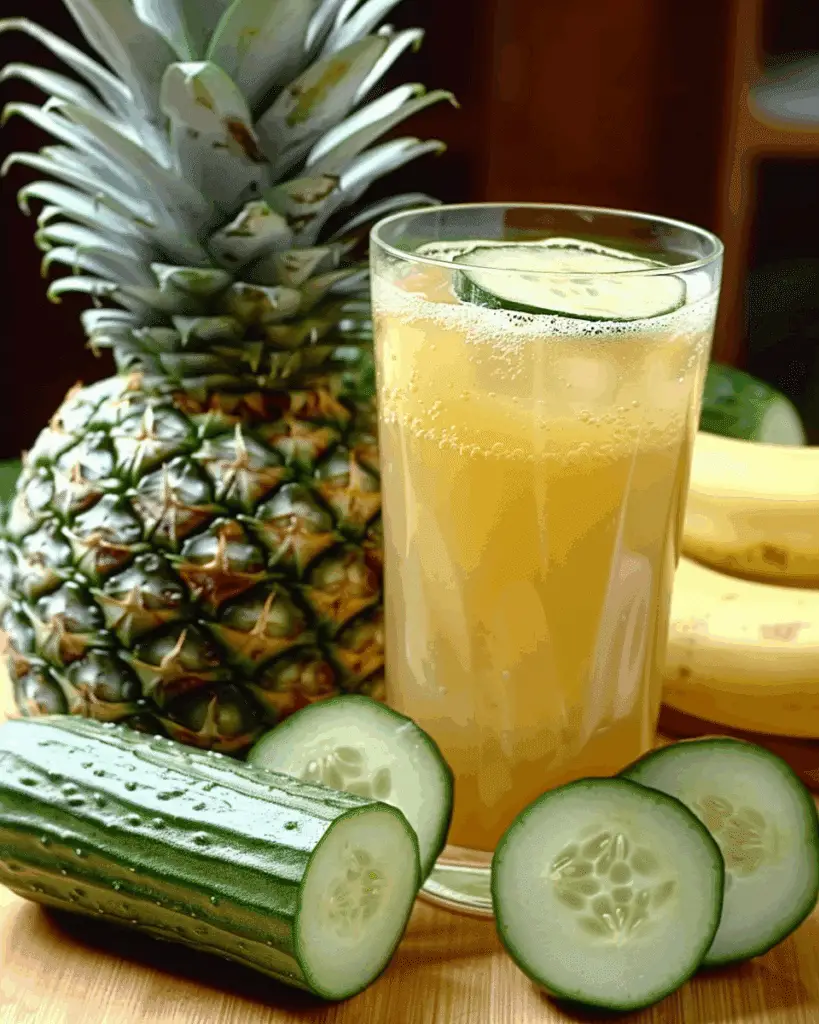 Pineapple and Cucumber Juice