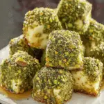 Pistachio-Crusted Brie Bites