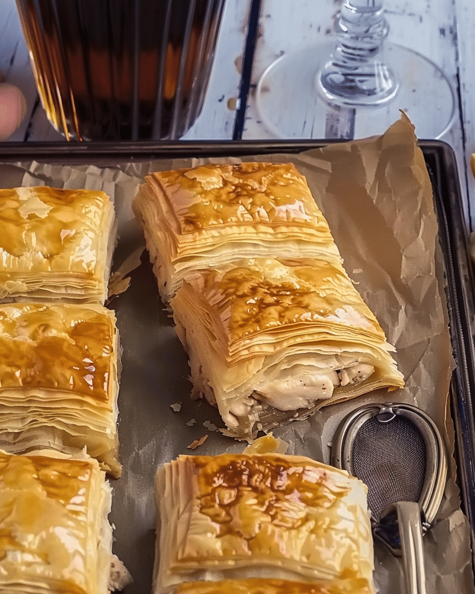 Puff Pastry Chicken Pockets