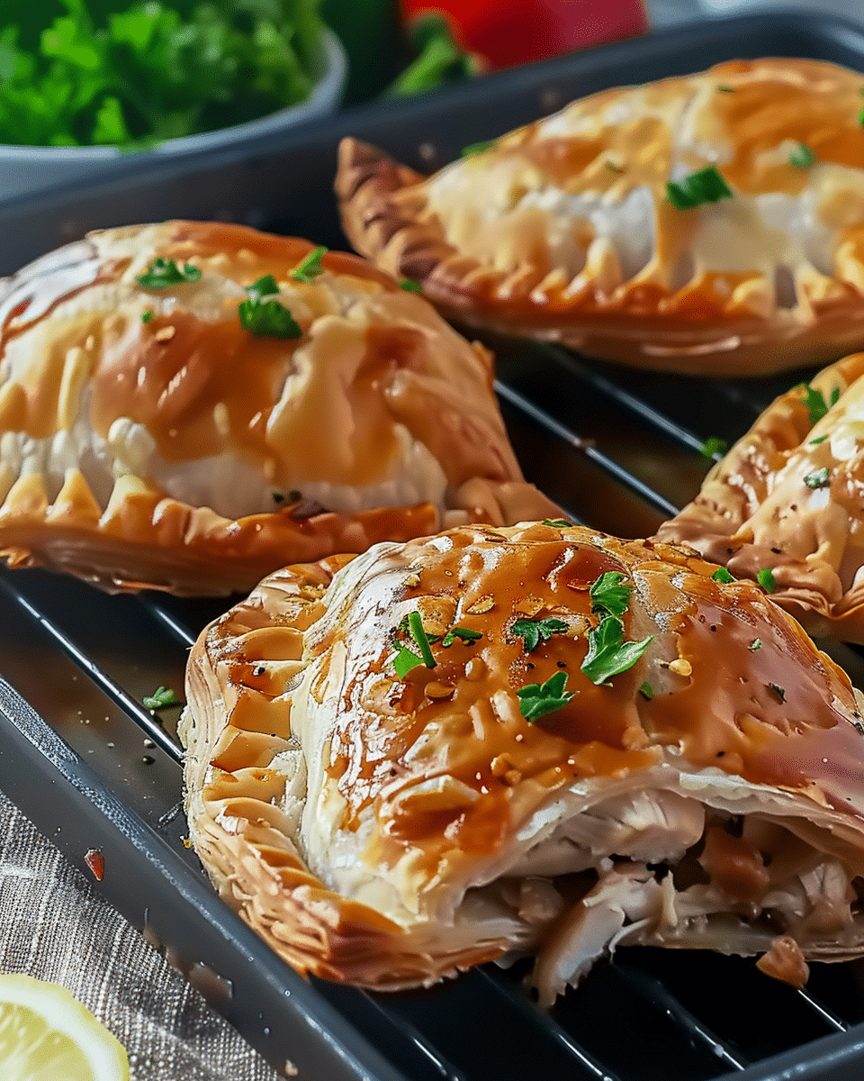 Puff Pastry Chicken Pockets