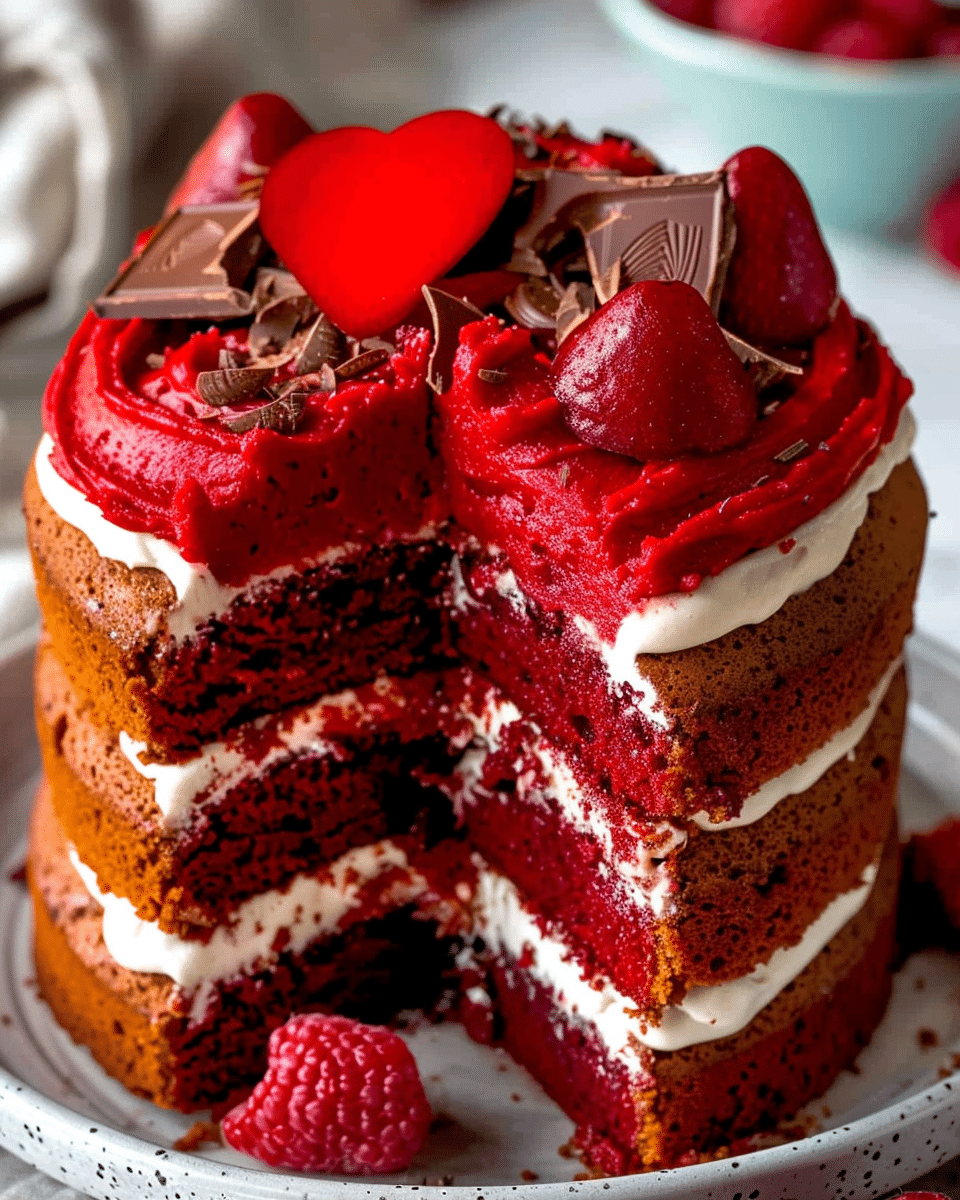 Red Velvet Chocolate Layer Cake