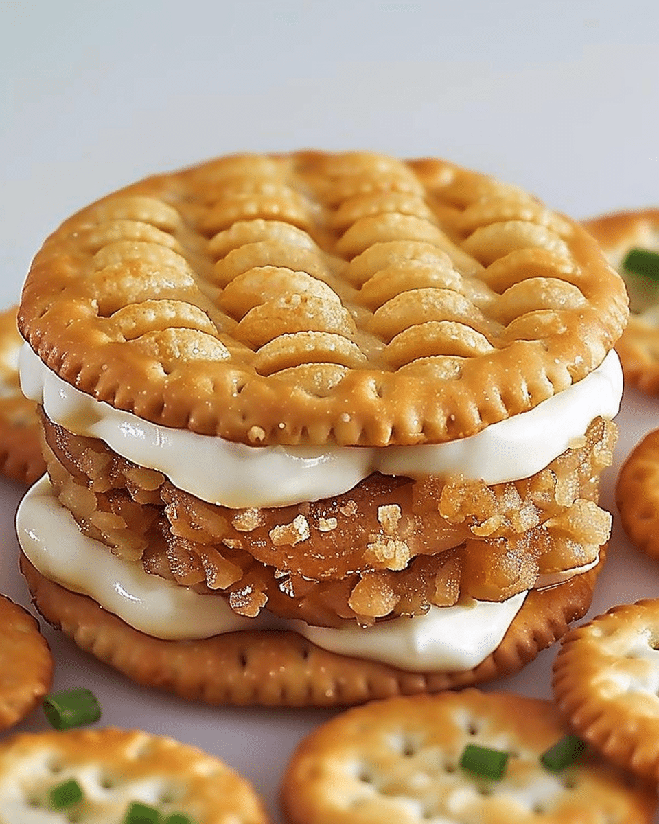 Ritz Cracker Party Sandwiches