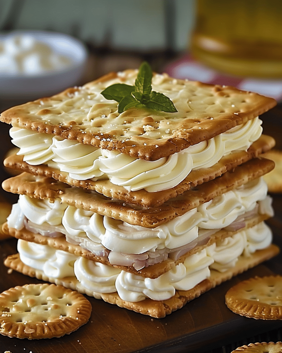 Ritz Cracker Party Sandwiches