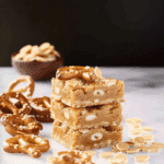 Salted Caramel Pretzel Blondies