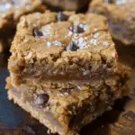 Salted Maple Pumpkin Blondies