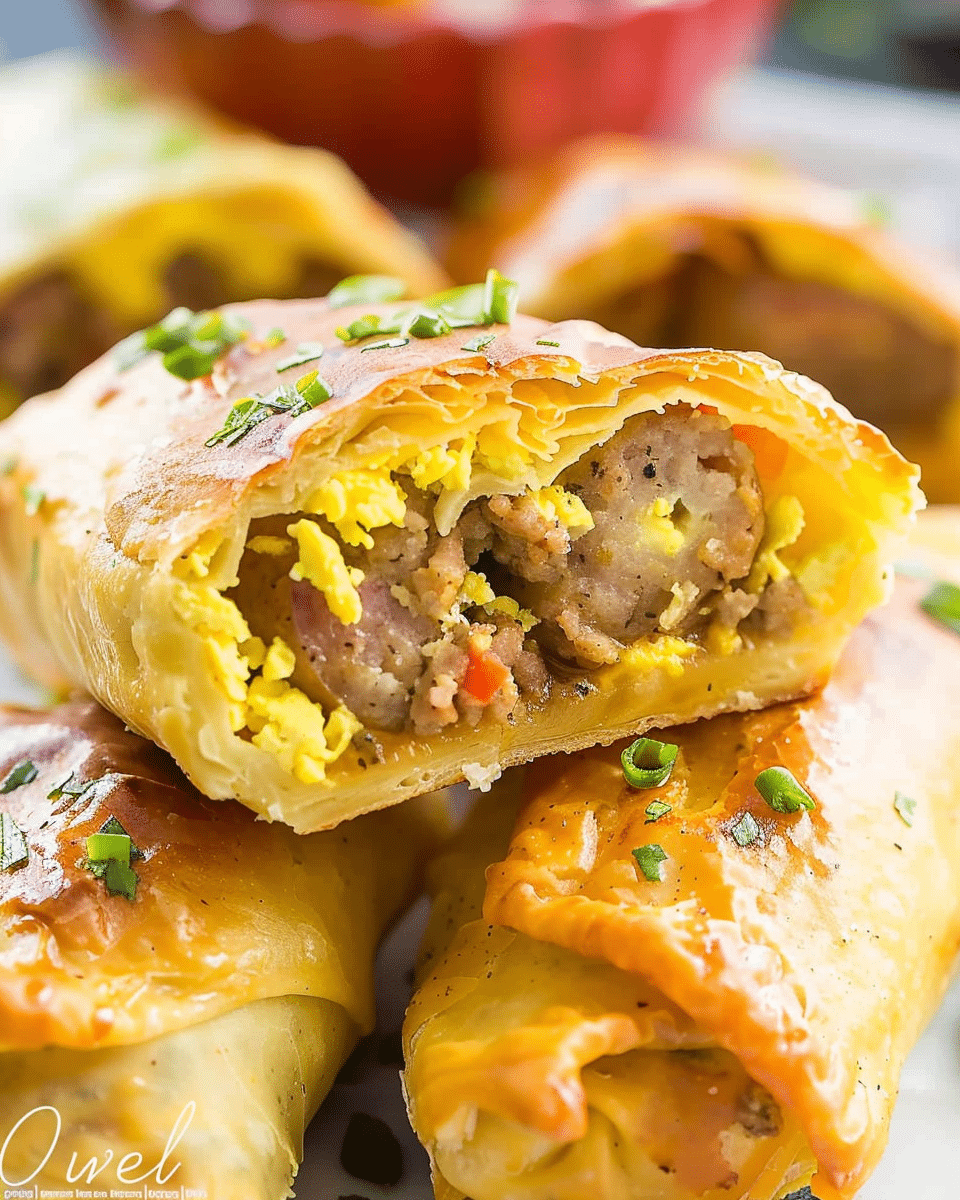 Sausage and Egg Breakfast Rolls