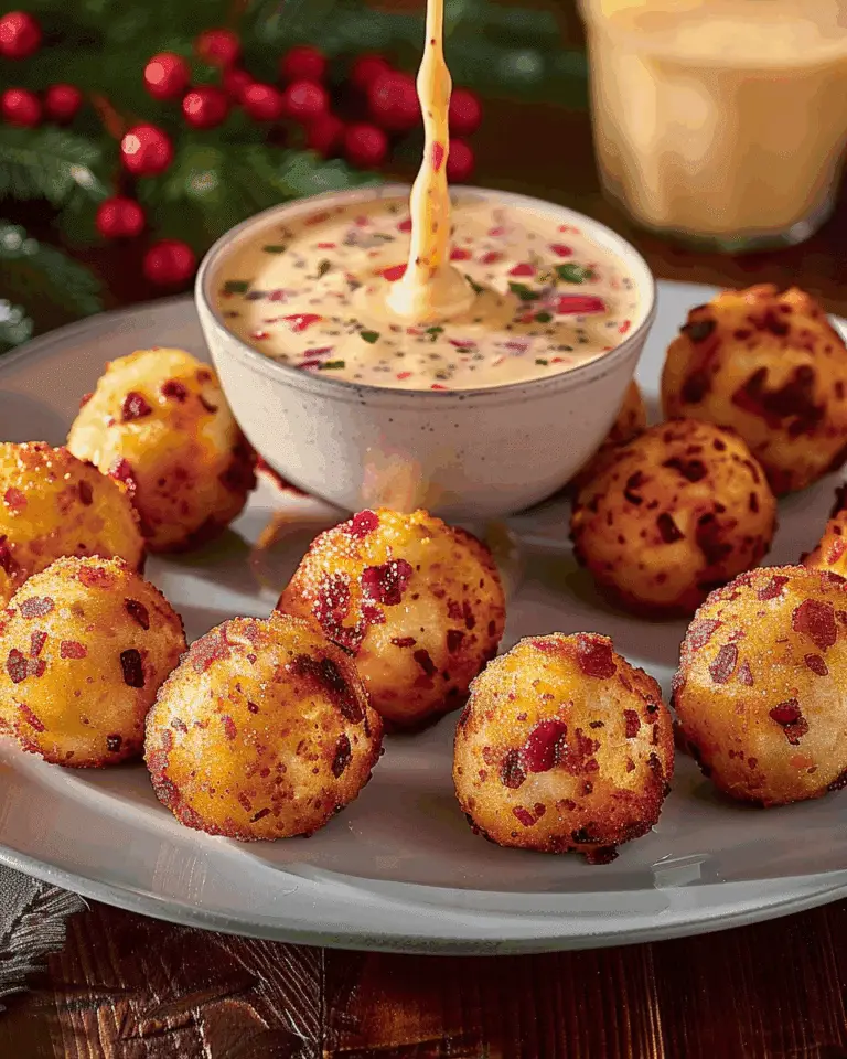 Reuben Balls with Spicy Thousand Island Dipping Sauce