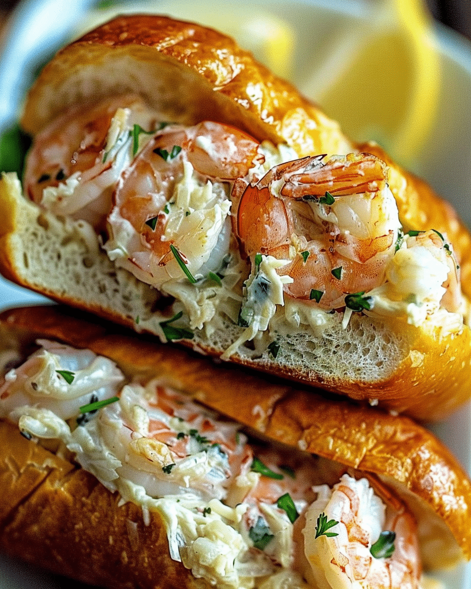 Shrimp Crab Melts