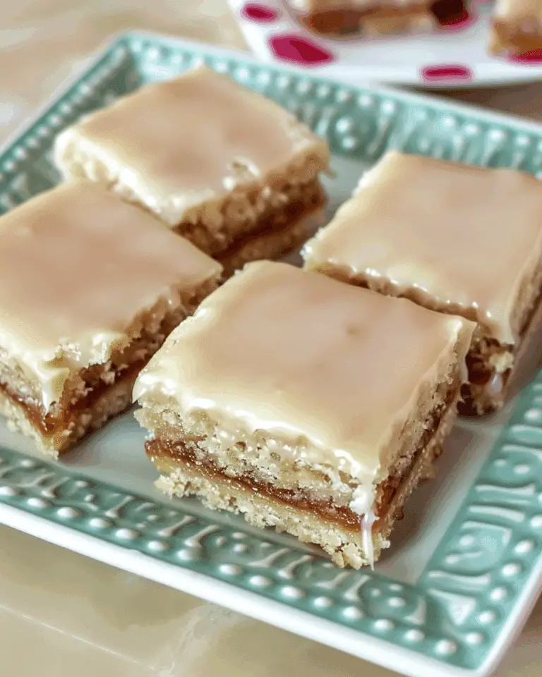 Soft Baked Maple Donut Bars