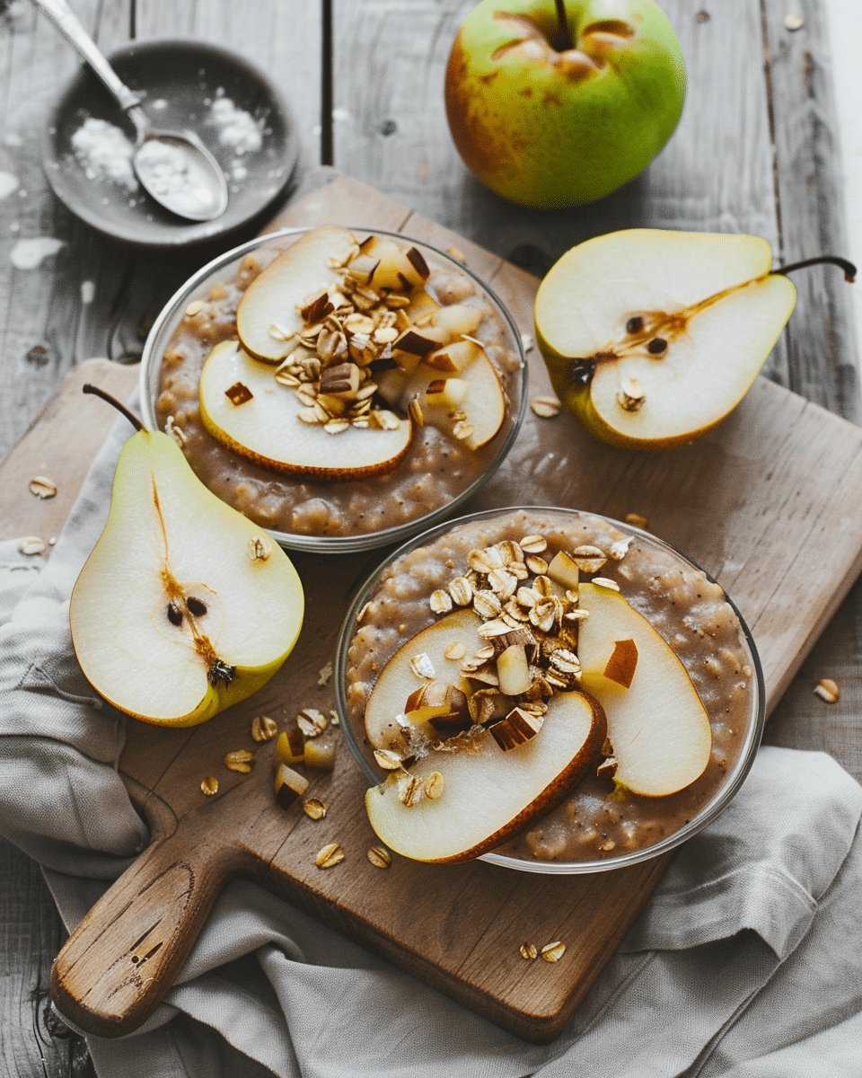 Spiced Pear Oatmeal
