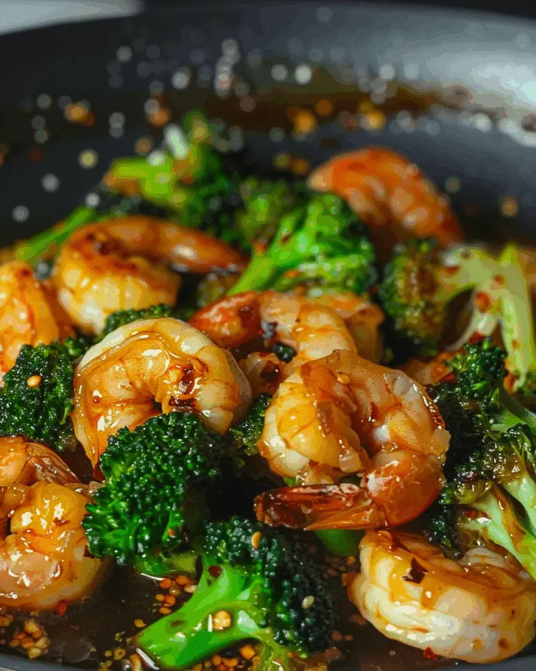 Spicy Honey-Garlic Shrimp & Broccoli Stir-Fry