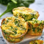 Spinach Egg Muffins with Cheese