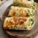 Spinach and Feta Egg Wraps