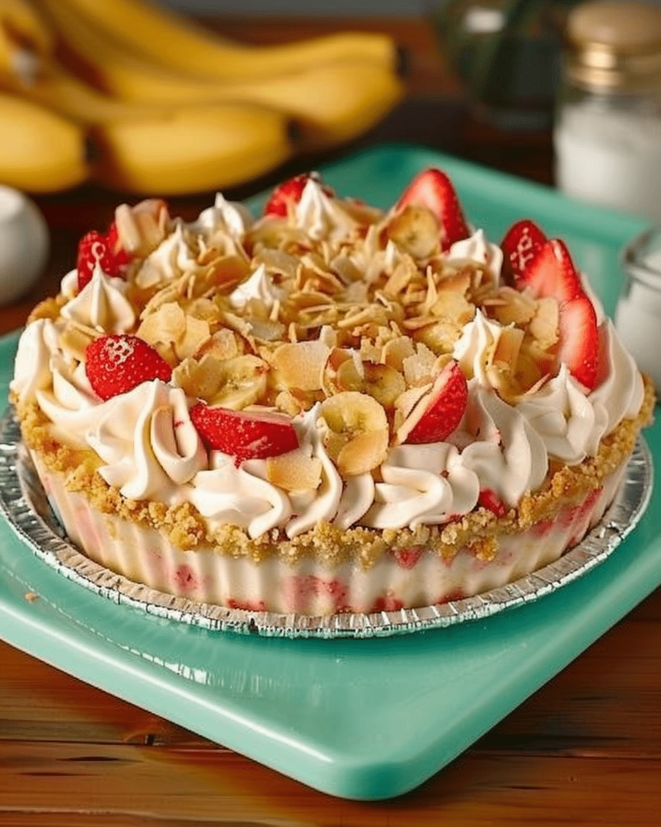 Strawberry Cheesecake Banana Pudding
