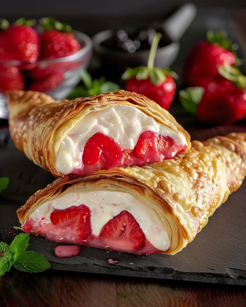 Strawberry Cheesecake Turnovers