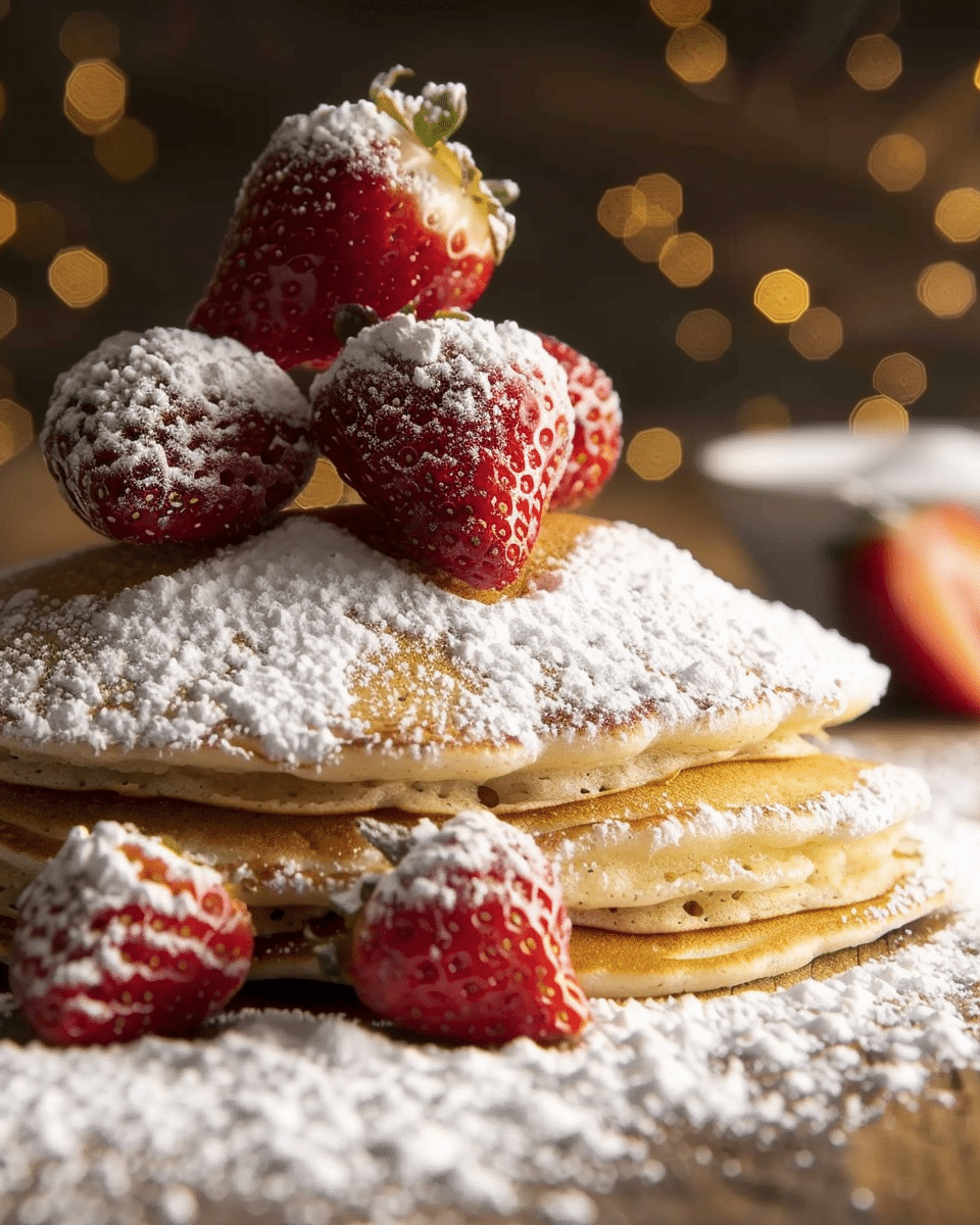 Strawberry Greek Yogurt Pancakes