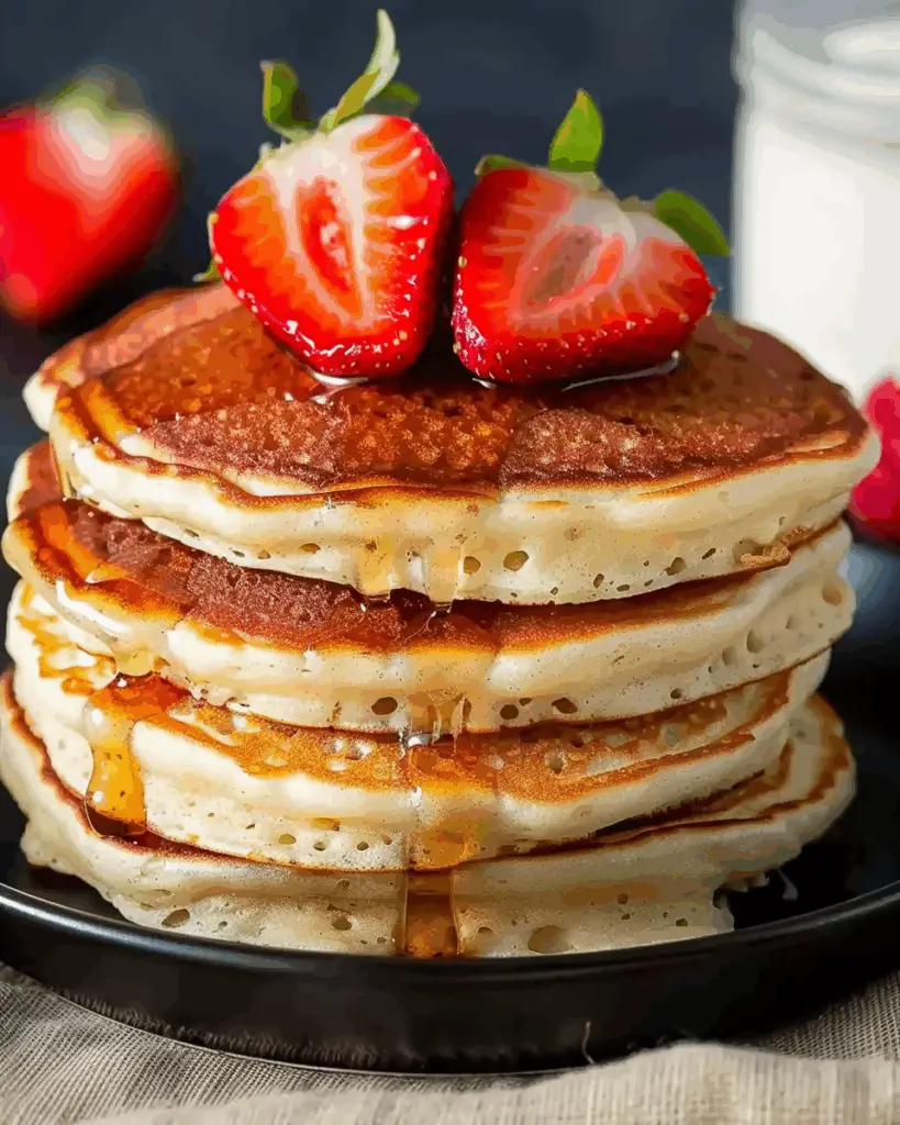 Strawberry Greek Yogurt Pancakes