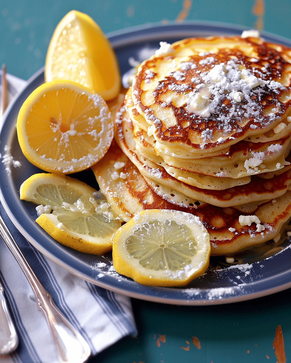 Super-Fluffy Lemon Ricotta Pancakes