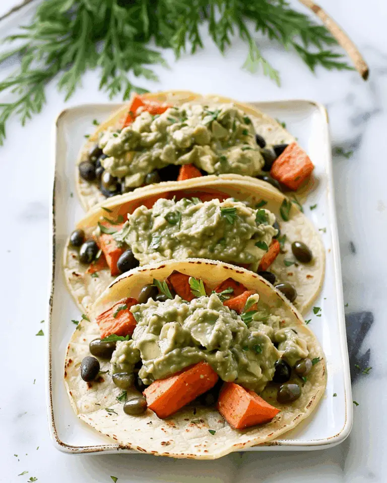 Sweet Potato & Black Bean Tacos