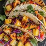 Teriyaki Chicken Tacos with Pineapple