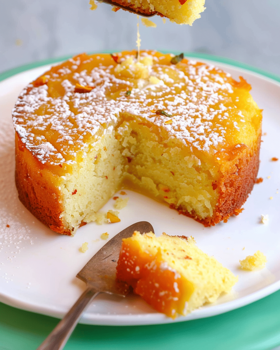The Best Saffron Milk Cake