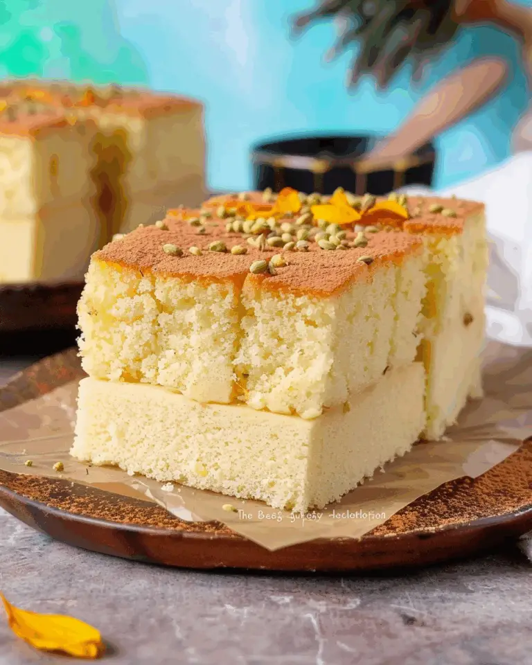 The Best Saffron Milk Cake