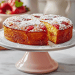 Upside-Down Strawberry Cake