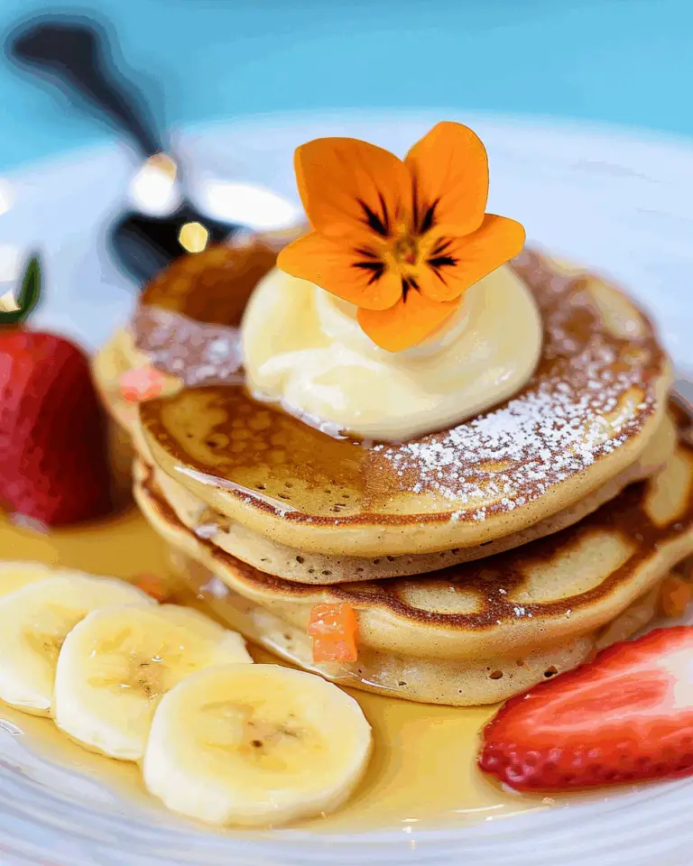 Vegan Carrot Cake Pancakes