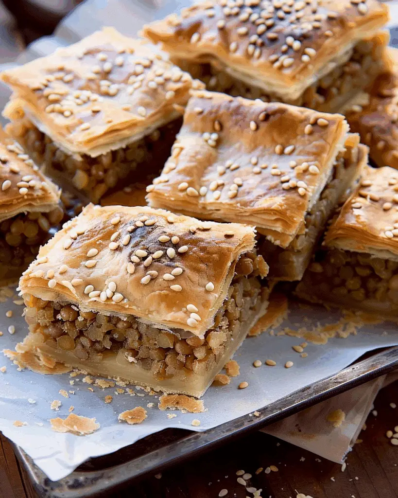 Vegan Lentil Sambusa Pie