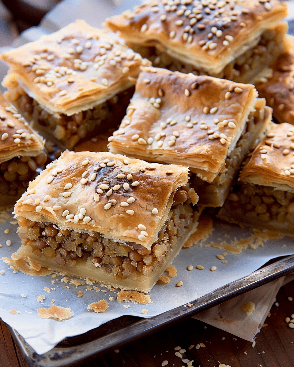 Vegan Lentil Sambusa Pie