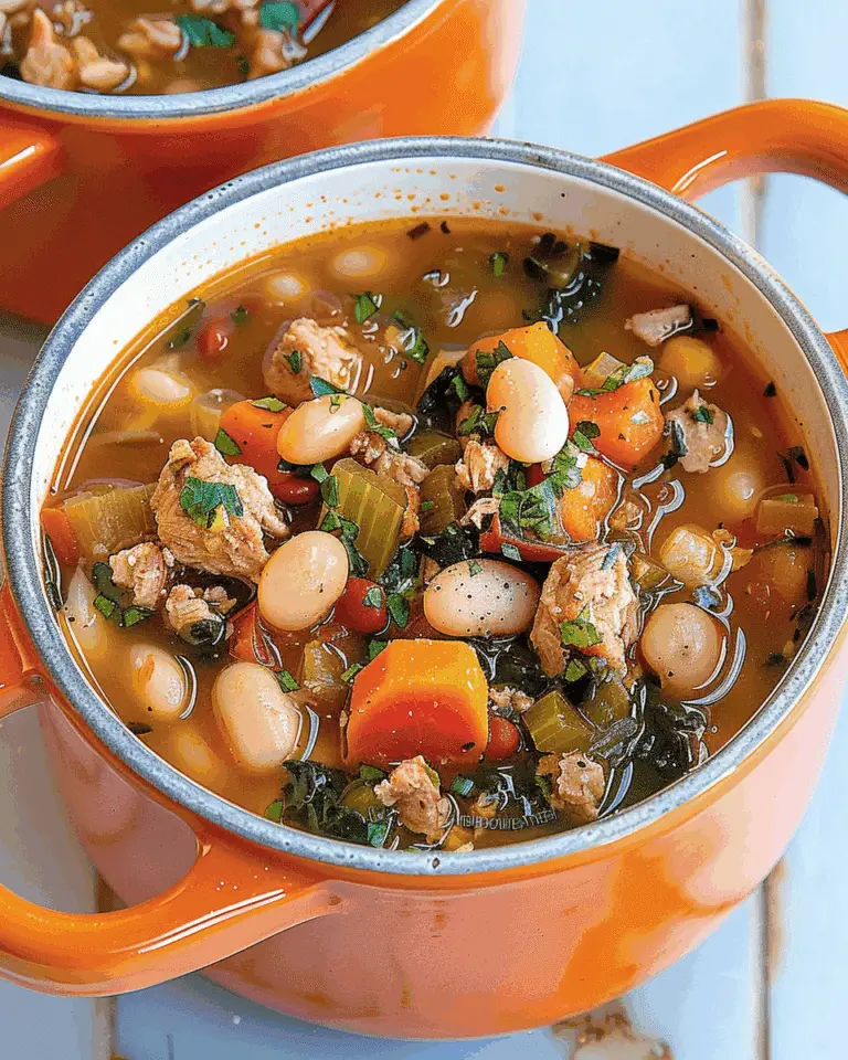 Veggie-Packed Turkey Bean Soup