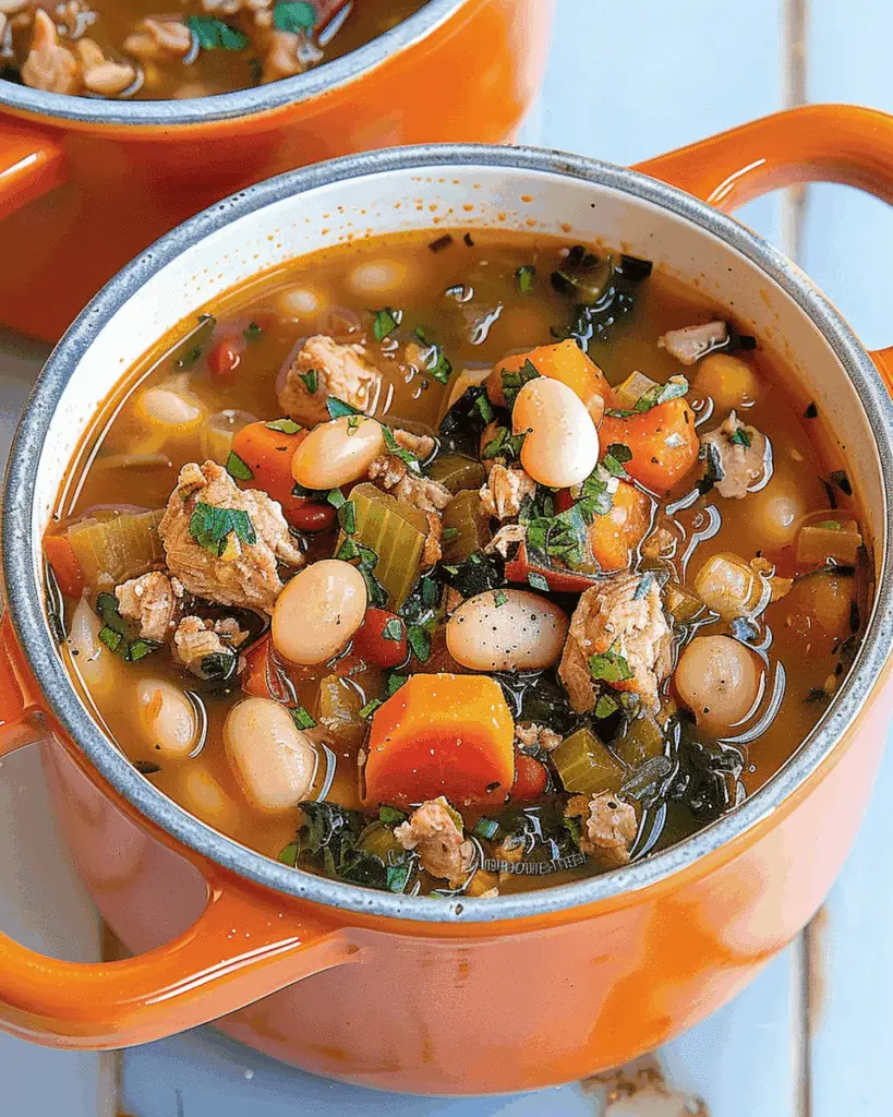 Veggie-Packed Turkey Bean Soup