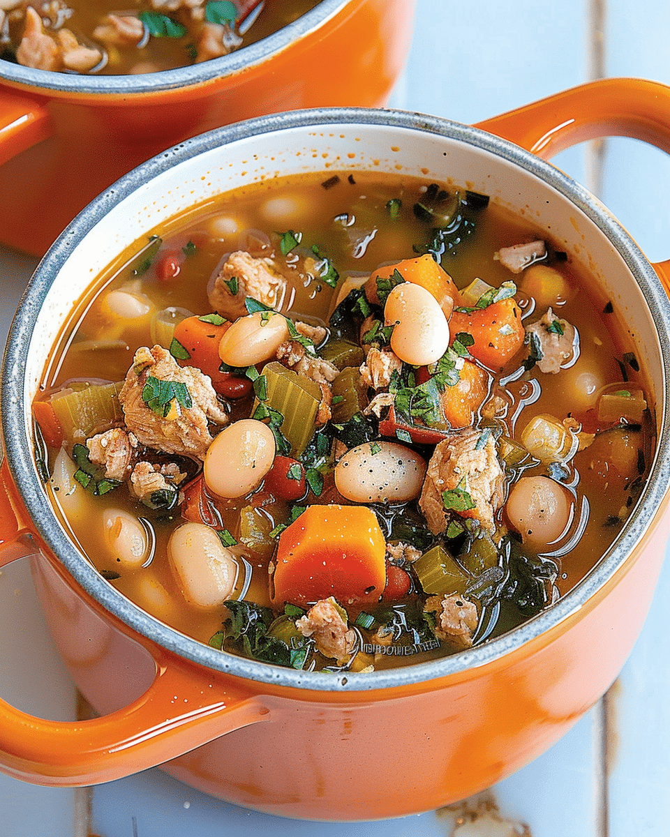 Veggie-Packed Turkey Bean Soup