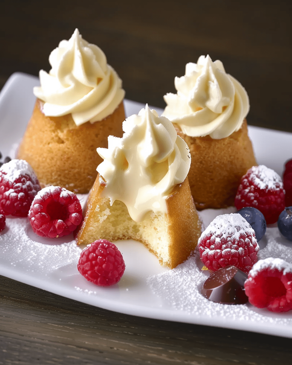 White Chocolate Lava Cakes