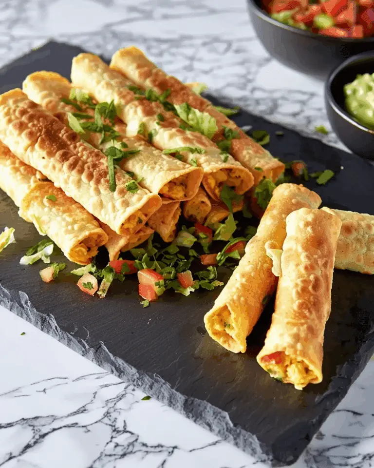 Easy Vegan Taquitos (Baked Veggie Flautas)