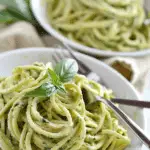 Zucchini Noodles with Creamy Avocado Pesto