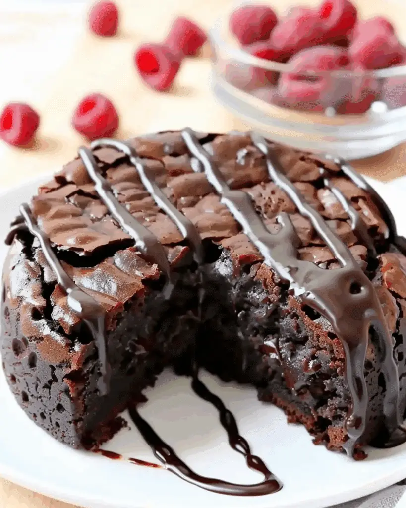 Flourless Black Cocoa and Chia Greek Yogurt Cake