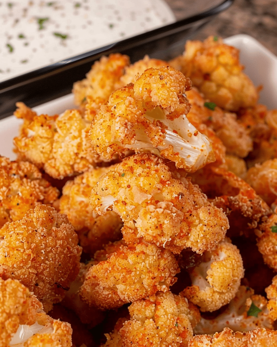 Cauliflower Air Fryer Bites