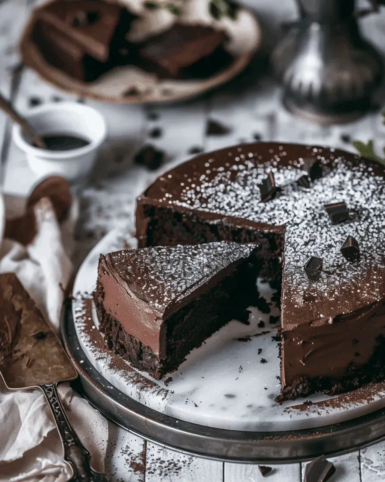 Easy Chocolate Depression Cake