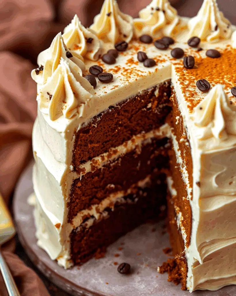 Pumpkin Spice Latte Cake