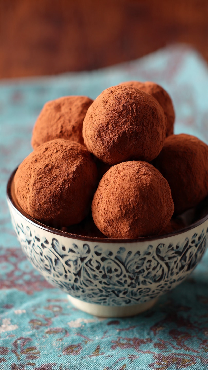 10-Minute Date-Sweetened Chocolate Truffles