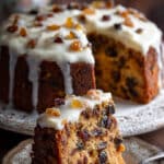 Homemade Fruit Cake from Pan to Plate