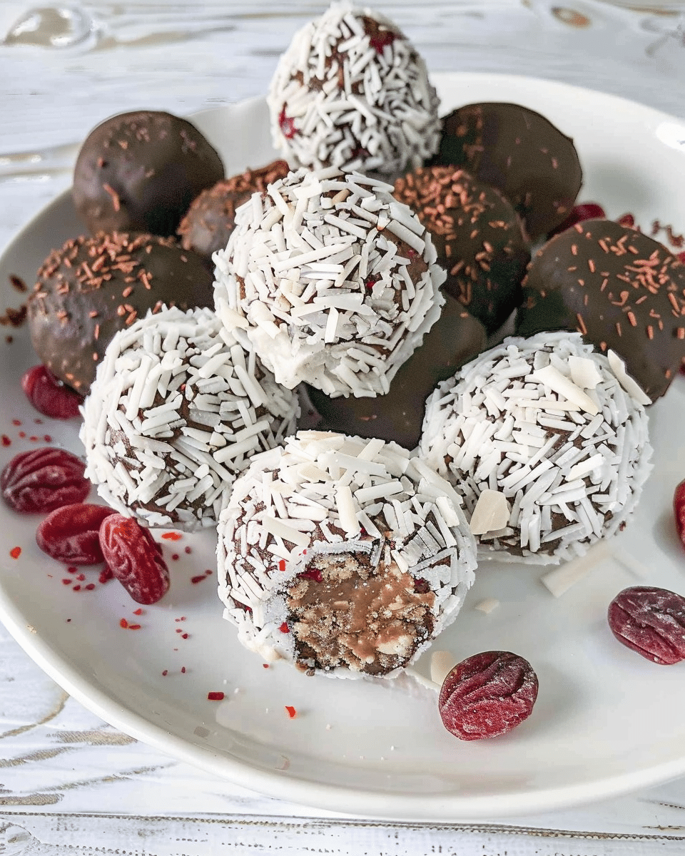 Festive Nut & Dried Fruit Truffles