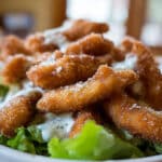 Air-Fryer Crispy Chicken Strip Salad