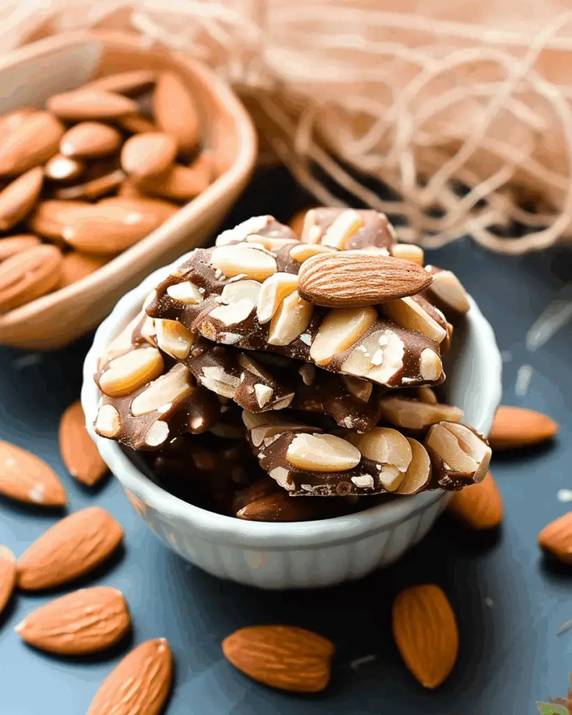 Almond Clusters (3 Ingredients, Low-Sugar)