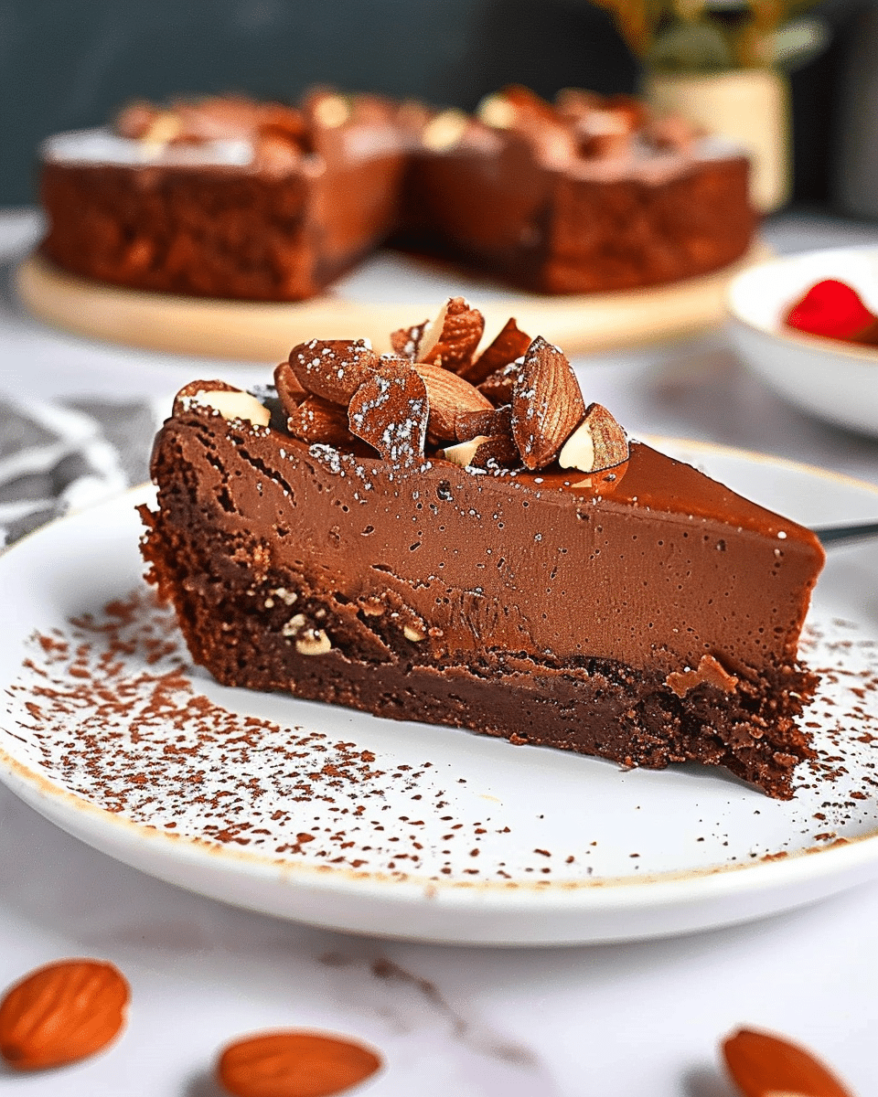 Almond Flour Chocolate Cake (No Eggs, No Gluten, No Dairy)