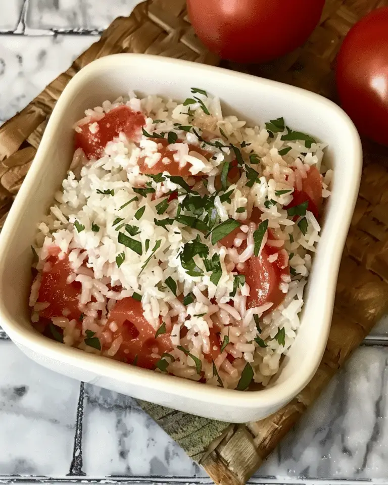 Baked Rice with Tomato and Garlic Confit