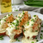 Bay Lobster Eggs Benedict with Cajun Hollandaise